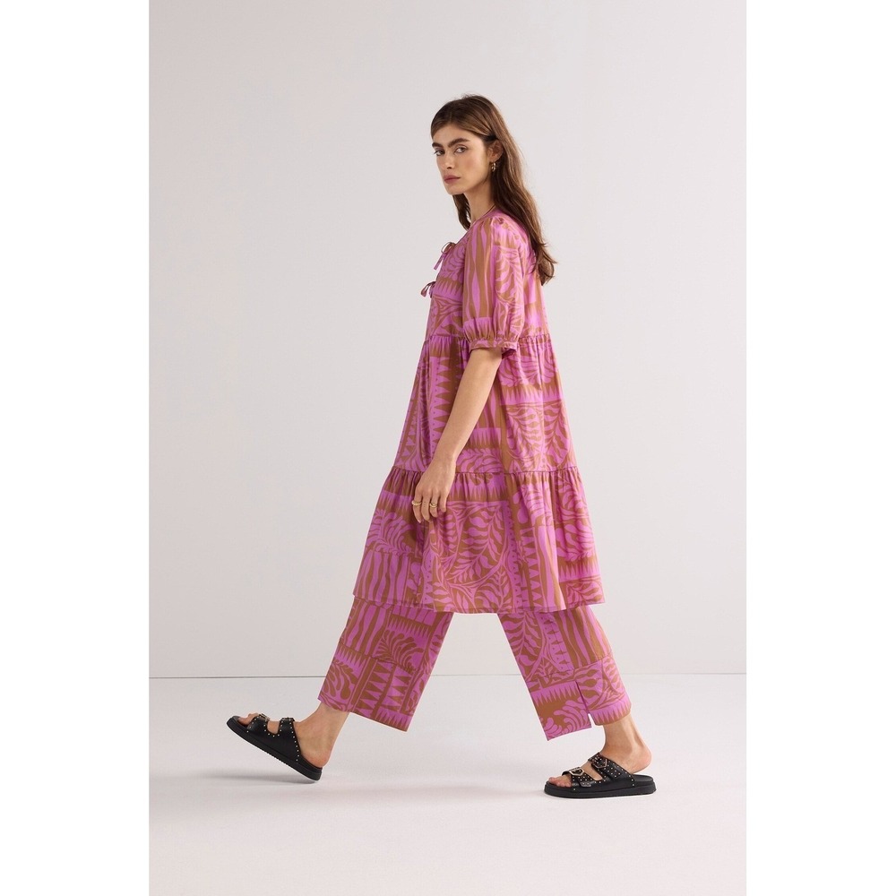 SUMMUM Cotton cyclaam hose trousers purple NWT pants